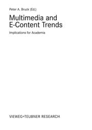 Tapa de Multimedia and E-Content Trends