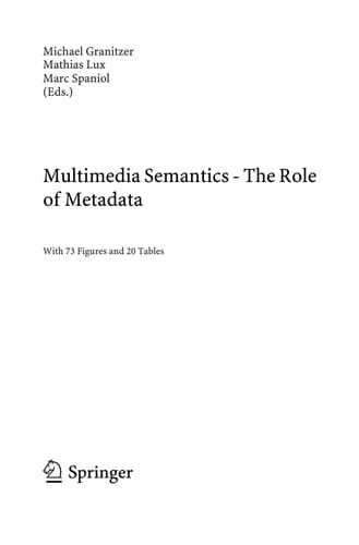 Tapa de Multimedia semantics