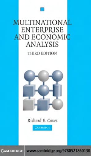 Tapa de Multinational enterprise and economic analysis