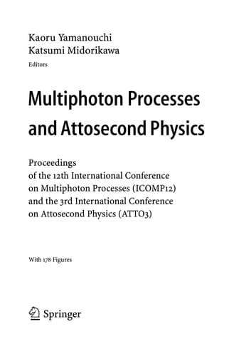 Tapa de Multiphoton Processes and Attosecond Physics