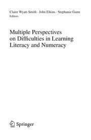 Tapa de Multiple Perspectives on Difficulties in Learning Literacy and Numeracy