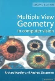 Tapa de Multiple view geometry in computer vision