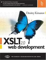 Tapa de XSLT 2.0 Web Development (The Charles F. Goldfarb Definitive XML Series)