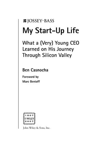 Tapa de My start-up life