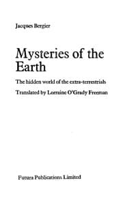 Tapa de Mysteries of the earth