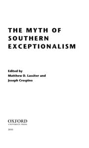 Tapa de The myth of southern exceptionalism