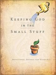 Tapa de Keeping God in the Small Stuff Devotional Journal