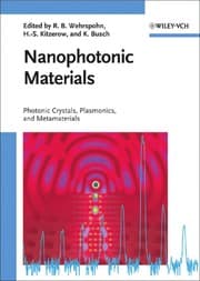 Tapa de Nanophotonic materials