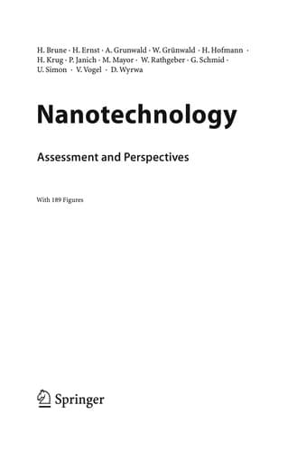Tapa de Nanotechnology