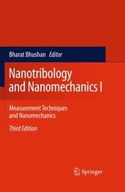 Tapa de Nanotribology and nanomechanics