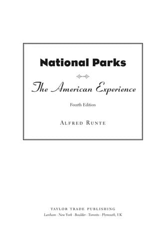 Tapa de National parks