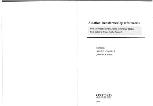 Tapa de A nation transformed by information