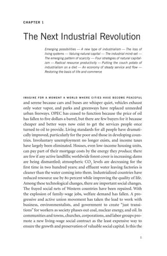 Tapa de Natural capitalism