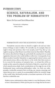 Tapa de Naturalism and normativity