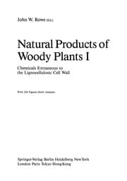 Tapa de Natural Products of Woody Plants