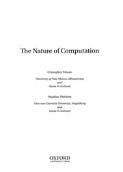 Tapa de The nature of computation
