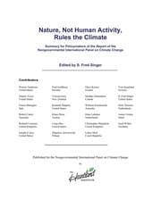 Tapa de Nature, not human activity, rules the climate