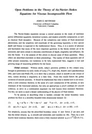 Tapa de The Navier-Stokes equations