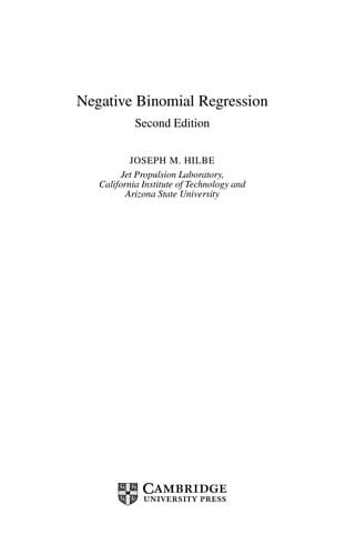 Tapa de Negative binomial regression
