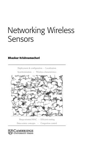 Tapa de Networking wireless sensors