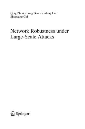 Tapa de Network Robustness under Large-Scale Attacks