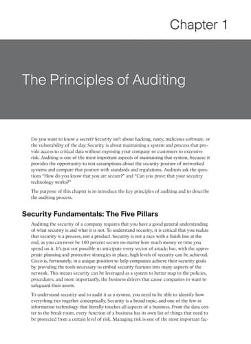 Tapa de Network security auditing