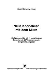 Tapa de Neue Knobeleien mit dem Mikro