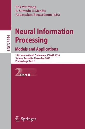 Tapa de Neural Information Processing. Theory and Algorithms