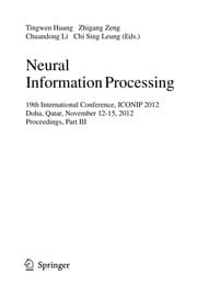 Tapa de Neural Information Processing