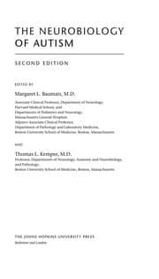 Tapa de The neurobiology of autism