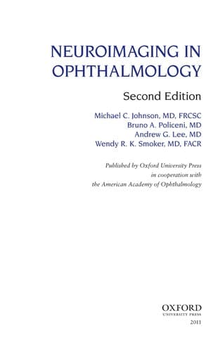 Tapa de Neuroimaging in ophthalmology