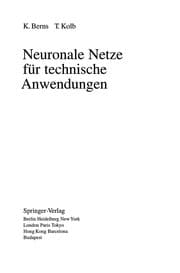 Tapa de Neuronale Netze für technische Anwendungen