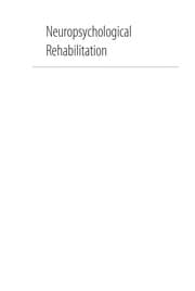Tapa de Neuropsychological rehabilitation