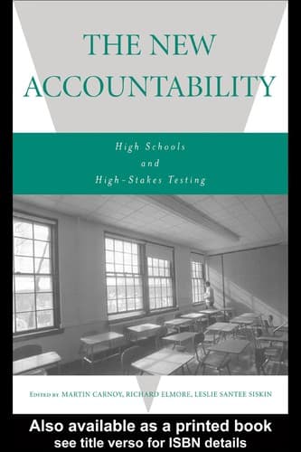 Tapa de The new accountability