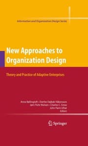 Tapa de New Approaches to Organization Design