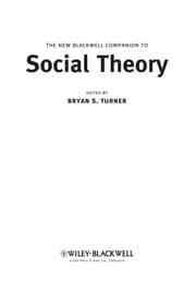 Tapa de The new Blackwell companion to social theory