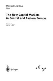 Tapa de The New Capital Markets in Central and Eastern Europe