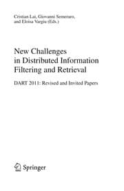 Tapa de New Challenges in Distributed Information Filtering and Retrieval