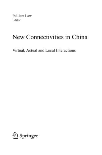 Tapa de New Connectivities in China
