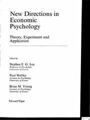 Tapa de New directions in economic psychology
