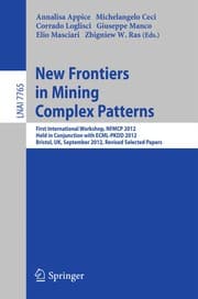 Tapa de New Frontiers in Mining Complex Patterns