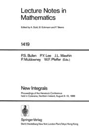 Tapa de New integrals