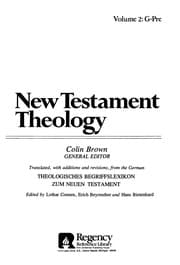 Tapa de The New International Dictionary of New Testament Theology Vol. 1