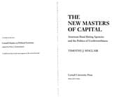 Tapa de The new masters of capital