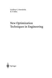 Tapa de New Optimization Techniques in Engineering