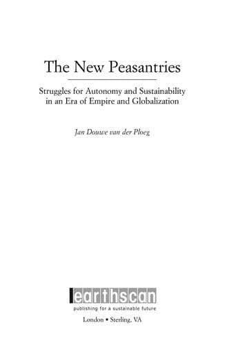 Tapa de The new peasantries