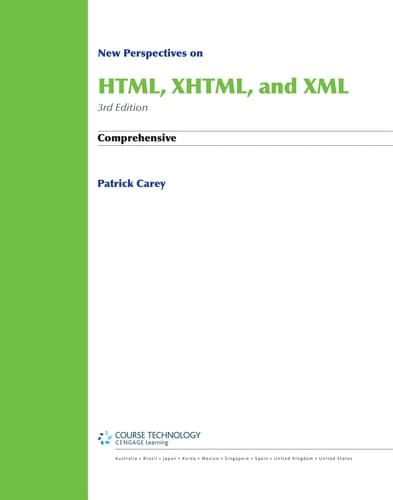Tapa de new perspectives on creating web pages with html, xhtml, and xml