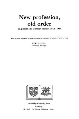 Tapa de New profession, old order