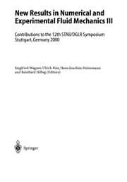Tapa de New Results in Numerical and Experimental Fluid Mechanics III