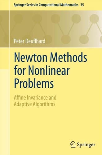 Tapa de Newton Methods for Nonlinear Problems